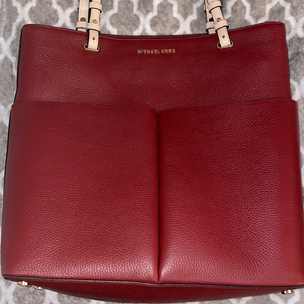 Michael Kors Red Large Tote